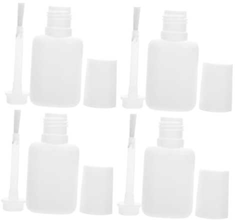Didiseaon 22 Pièces Bouteille À Ongles Bouteille D'Huile De Cuticule À Ongles Pots De Vernis À Ongles Vides Bouteilles Avec Brosse Pots De Gel À Ongles Top Coat Bouteilles De Vernis À