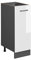 Vicco Apothekerschrank R-Line, Weiß Hochglanz/Anthrazit, 30 cm, AP Anthrazit