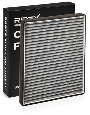 RIDEX 424I0697 Innenraumfilter Pollenfilter Aktivkohlefilter Höhe: 18 Breite: 202 Länge: 240 Kompatibel mit OPEL AGILA A H00, SUZUKI IGNIS II, SUBARU JUSTY III G3X