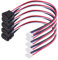 xiwai Lot de 5 câbles de raccordement de type C femelle vers 4 broches de type C vers 4P - Câble de terminal étanche avec pas = 2,0 mm - Type de montage à loquet USB C Pigtail DC 5 V