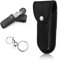 Messeretui,Messertasche für Gürtel,Messer Etui,Messerscheide,Messertasche,Gürteletui Nylon,Taschenmesser Hülle mit Gürtelschlaufe,für taschenmesser Klein Klappmesser Innerhalb von 13 cm Länge,Schwarz