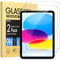 Samokor [2 Piezas Protector Pantalla para iPad (A16) 11ª/10ª Generación,iPad 11/10,9 Pulgadas 2025/2022, Dureza 9H,Antiarañazos,HD Transparente,Sin Burbujas,Cristal Templado para 11ª/10ª Gen