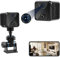 Tebetu Kamera überwachung Innen Klein 4K, Mini WiFi Kamera Akku, Mini Videoüberwachung Kameras Innen mit PIR Bewegungserkennung, Infrarot Nachtsicht, Max.128GB für Zuhause, das Büro, etc.