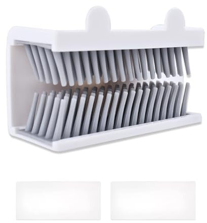 Raccogli Capelli Doccia, Riutilizzabile Filtro Doccia Capelli, Silicone Tappo Doccia Raccogli Capelli per Evitare Che Lo Scarico Si Ostruisca per Bagno, Vasca da Bagno, Camera (Bianco)