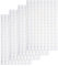 Wosyoodo 540 Stück Klettpunkte Selbstklebend 10mm, Self Adhesive Klettpunkte, Klettband Selbstklebend Rund, für Papier,Metall,Kunststoff,Glas,Leder (Weiß)