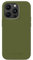 IDEAL OF SWEDEN Griffige Silikon-Handyhülle Kompatibel mit Magsafe mit Einer glatten Haptik und leichtem Gefühl - Schützende stoßfeste für iPhone 14 Pro (Khaki)