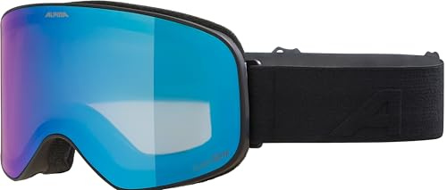 ALPINA SLOPE Q-LITE - verspiegelte, kontrastverstärkende OTG Skibrille mit 100% UV-Schutz für Erwachsene - Rahmengröße M