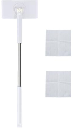 Mini Hand Mop,Mini Mop for Bathroom - 27.56inch Length Broom Compatible Face Towels for Household Cleaning Bathroom Kitchen Home