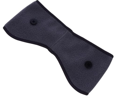 Abaodam Warmer Winddichter Sport stirnband mit Knopf Leichtes Elastisches Fleece Ohrenschutz für Damen und Herren für Laufen Yoga Outdoor aktivitäten im Winter