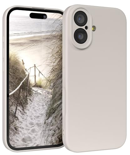 EAZY CASE - Silikonhülle für iPhone 17 Hülle Silikon Case Grau weich stoßfeste Handyhülle Schutzhülle mit Kameraschutz Dünn Premium Schutz Cover TPU Phone Bumper in Polarstern Matt
