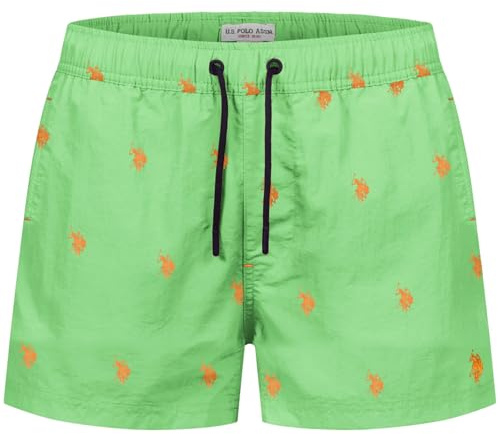 U.S. POLO ASSN. Herren Bade Short (S-3XL) Schwimmshort Kurze Hose mit 2 Taschen P026