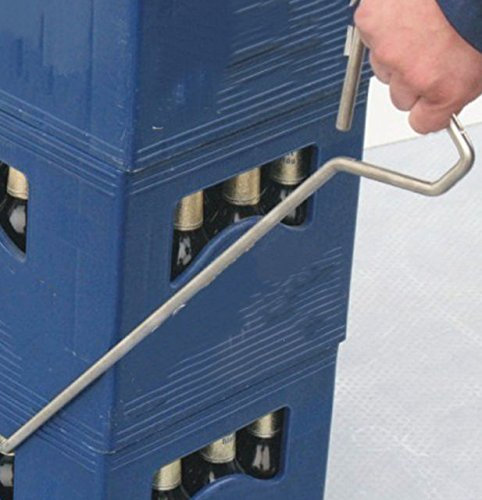 Ziehhaken aus Edelstahl 62cm lang INOX sehr stabil und rostfrei
