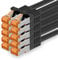 1aTTack.de 3,0 m - Cat.7 Netzwerkkabel Schwarz - 10 Stück Gigabit Ethernet LAN Kabel 10000 Mbit s Patchkabel Cat7 Kabel S FTP PIMF Schirmung LSZH Cat.7 Rohkabel Rj45 Stecker Cat 6a - 10 x 3 Meter