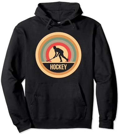 Vintage Retro Hockey Geschenk für Hockeyspieler Pullover Hoodie