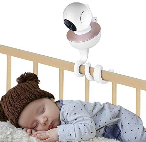 inRobert Babyphone Halter Wandhalterung, universeller Baby Videomonitor Verstellbarer Kameraständer für Kindergartenhalter kompatibel mit den meisten Babyphone und Handys (weiß)