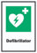 HB-Druck Defibrillator A5 (148x210mm) Schild
