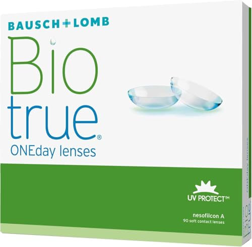 Bausch + Lomb Biotrue ONEday Tageslinsen, sphärische Kontaktlinsen, weich, 90 Stück/BC 8.6 mm/DIA 14.2 mm / +1.75 Dioptrien