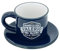 Valrio - Taza de café personalizada con platillo