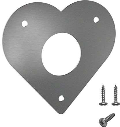 Gardemics Spechtschutz für Nistkasten & Vogelhaus - Extra sicherer Fluglochschutz für Nistkästen inkl. Schrauben - Mit Gratis eBook (28 mm)