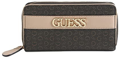 GUESS Factory Womens Brooker Logo Medium Zip-Around Wallet