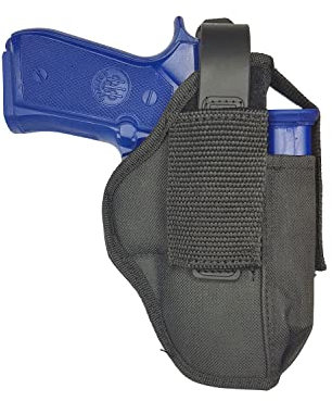 5-56.de AK05 Nylon Gürtel Holster für Beretta 92 mit Mag Halter schwarz