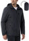 33,000ft Veste de pluie imperméable pour homme - Veste légère et légère - Coupe-vent - Avec capuche, gris foncé, S