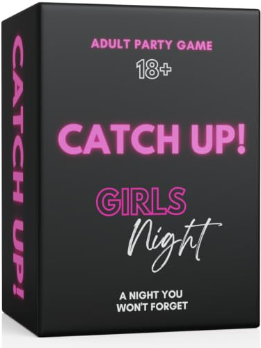 Catch Up! Girls Night 18+ Partyspiel – würzige Gesprächskarten für lustige Mädchennächte, Junggesellinnenabschiede und Erwachsenen-Geburtstagsfeiern