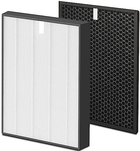 Fishoney FY2420/30 Filter für Philips AC2882, AC2887, AC2889 & AC3829, Serie 2000 und 3000, Ersetzt FY2422 & FY2420, 1 Hepa-Filter, 1 Aktivkohlefilter