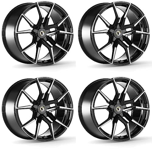 4x Schmidt Felgen Drago 8.5Jx19 ET41 5x115 HellCat Black kompatibel mit Opel Astra J (LK115), Cascada Typ P-J/SW, Insignia B Typ Z-B (nic