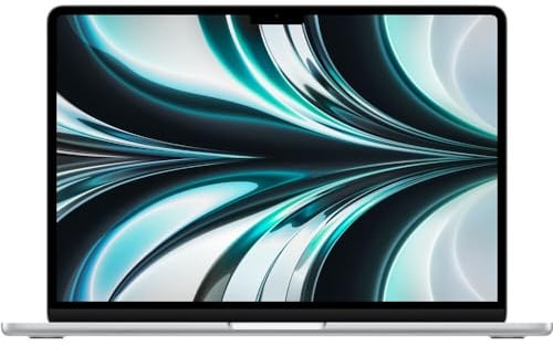 2022 Apple MacBook Air mit Apple M2 Chip (13-zoll, 8GB RAM, 256GB SSD Kapazität) (QWERTY Italian) Silber (Generalüberholt)