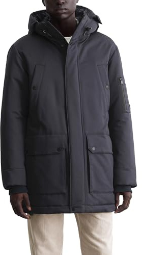 Marc O'Polo Herren Parka mit Kapuze gefüttert