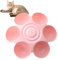 TARAKO Bol pour Animaux de Compagnie en Forme de Fleur, Bol pour Chat à Fleurs,Bol d'alimentation Multiple pour Chat avec 6 Bols pour Chat | Gamelle pour Animaux de Compagnie sûre et Durable en Forme
