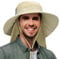 Kato Tirrinia Outdoor Sonnenhut Herren Damen mit Nackenschutz, UPF 50 UV Schutz Safari Hut, Faltbar Cap Sonnenschutz für Hiking Strand Anglerhut Wanderhut Gartenhut Tropenhut, Brige