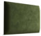 Muralo - Samt Wandkissen Stoff Polster-Paneel für Schlafzimmer Wohnzimmer Bett Wandpolster Bettkopfteil Lendekissen Modern Luxus Gepolstert Magic Velvet (Olivgrün, 60 cm x 40 cm)