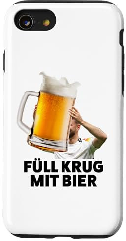 Hülle für iPhone SE (2020) / 7 / 8 FÜLL KRUG MIT BIER - Lecker Bierchen Bier