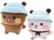 Dhqkqg Budu Dudu Plüsch, 2 Stücke Dudu Budu Plüschtier, 20 cm Budu Dudu Kuscheltier, Panda Kuscheltier, Bezauberndes Weiches Plüschtierkissen, Geburtstagsfeiergeschenke für Jungen und Mädchen