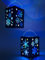 APODESS 2SET LED Schneeflocken Laternen Bastelset Papier Laterne Basteln Martinslaterne Led Schneeflocke Fenster Herbstdeko Basteln Kinder Für Jungen Mädchen Martinsumzug Weihnachten