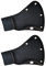 NOOMIEQCF Nylon Single Blade Axe Sheath 2 Pcs Thick Leather Axe Blade Protector Cover for Safe Storage During Camping, Hunting