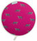 Tracey Cooper Leopard Hob Cover, Leopard on Pink, 100% Cotton, Terry Towelling Lining, 36 cm