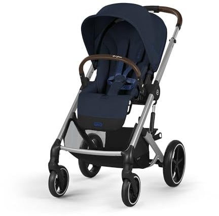 Cybex Gold - Kinderwagen Balios S Lux Silbener Rahmen - Ocean Blue Kollektion 2025