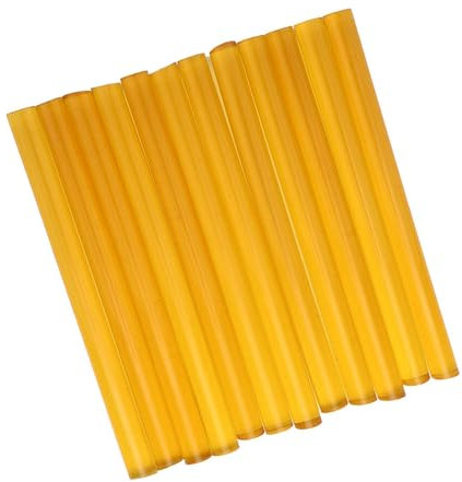 TOUISEDGI Professional Hair Extension Hot Melt Glue Adhesive Sticks Hair Styling Tool for Wig Bonding (Yellow)