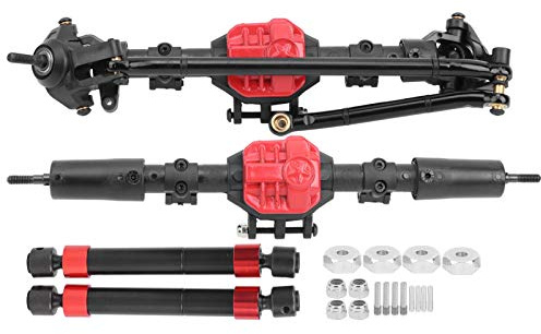 Culnflun Gear Front and Rear Axle, 215mm Durability RC Car Transmission Shaft, for SCX10 I SCX10 II 1/10 RC Car
