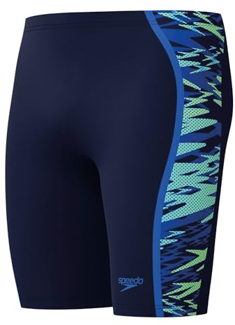 Speedo Herren Hyperboom Splice Jammer, Peacoat/Deep Sapphire, 32