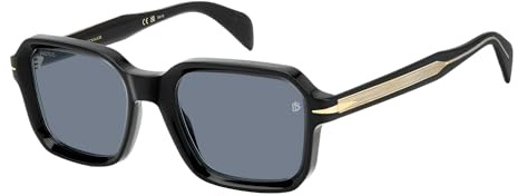 David Beckham Sonnenbrille DB 7147/S Schwarz 52 Acetat Herren Quadratisch