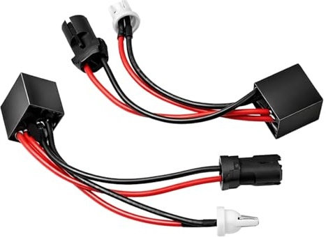 gsgfuis 2 Stück Canbus Decoder mit Widerstand, Canbus Adapter gegen Flackern für Standlicht als Anti-Flicker Modul für W5W Beleuchtung Fehlerfreier Error Canceler