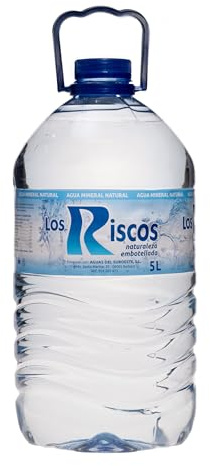 Agua Los Riscos 5L | Agua Mineral Natural de Mineralización Débil | Formato Hostelería y Consumo Diario