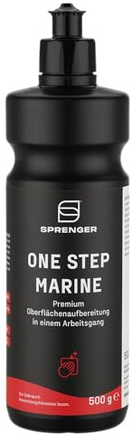 Sprenger One Step Marine – Politur & Versiegelung in einem Schritt - Entfernt Kratzer, frischt Farben auf, Mikropolymere für Langzeitschutz