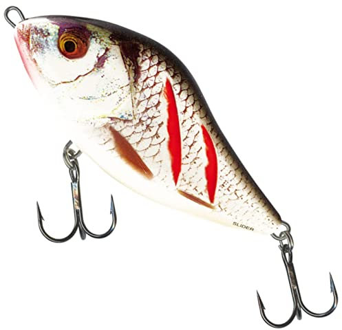 Salmo Schieber sinkend 5 cm verwundet echt grau glänzend