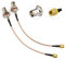 Eightwood SMA to BNC Koax Kabel SMA Stecker auf BNC Buchse Kabel RF Coax Adapter Kabel BNC Buchse Loch auf SMA Stecker RG316 15CM für Ham Radio Handlheld Radio Scanner SDR Amateur Radio Antenne 2Pc