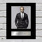 Signiertes Foto von Jason Statham, mit Passepartout